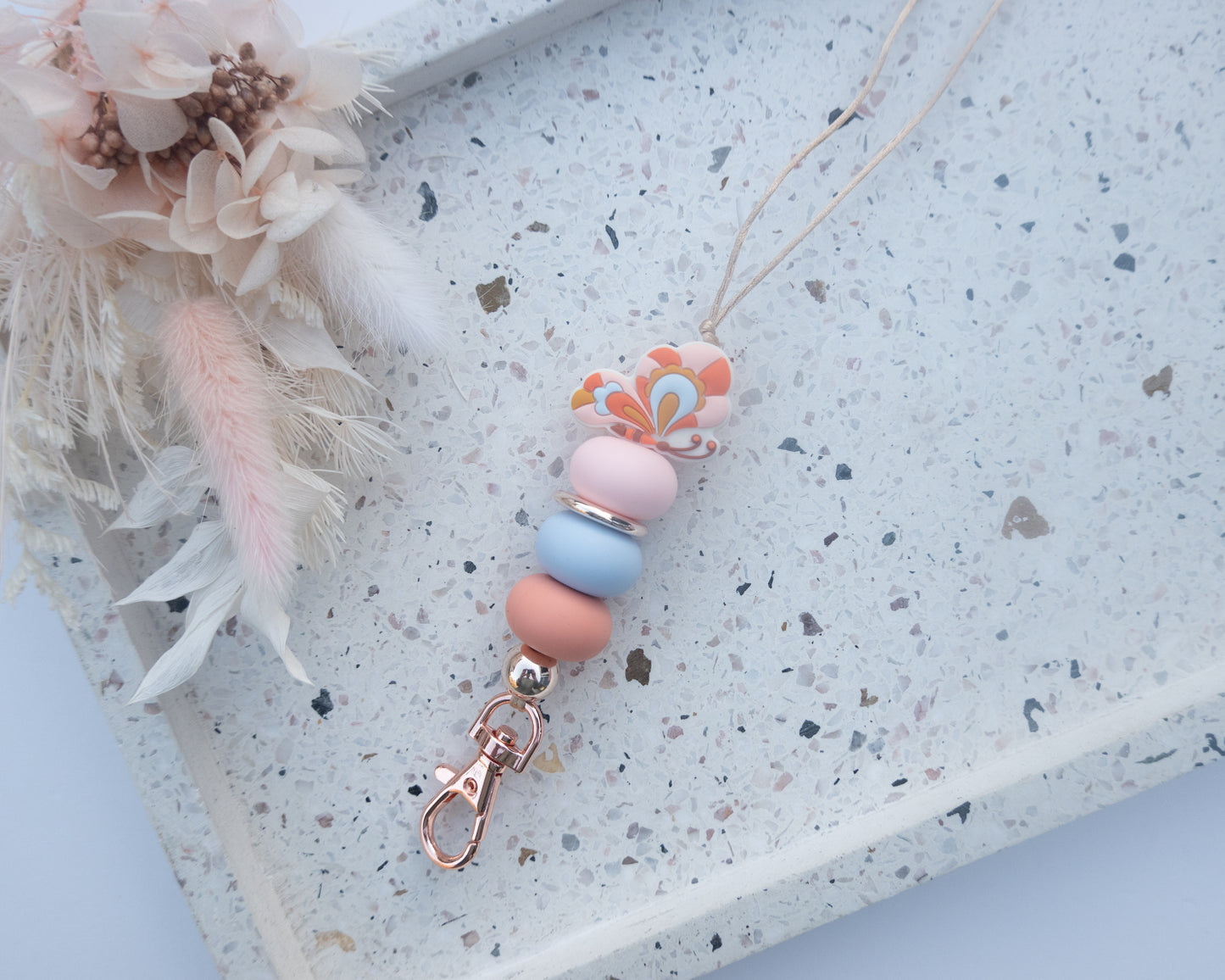 Butterfly Retro Lanyard
