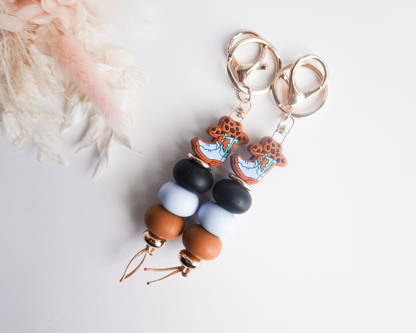 Cowboy Boot Keyrings