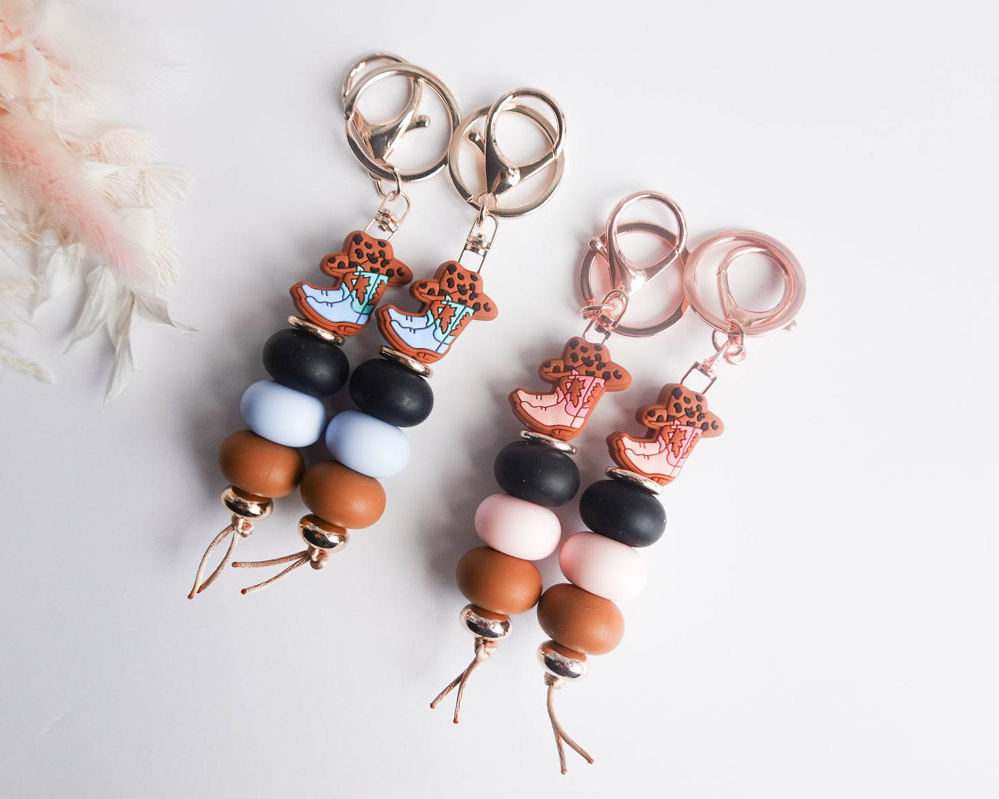 Cowboy Boot Keyrings