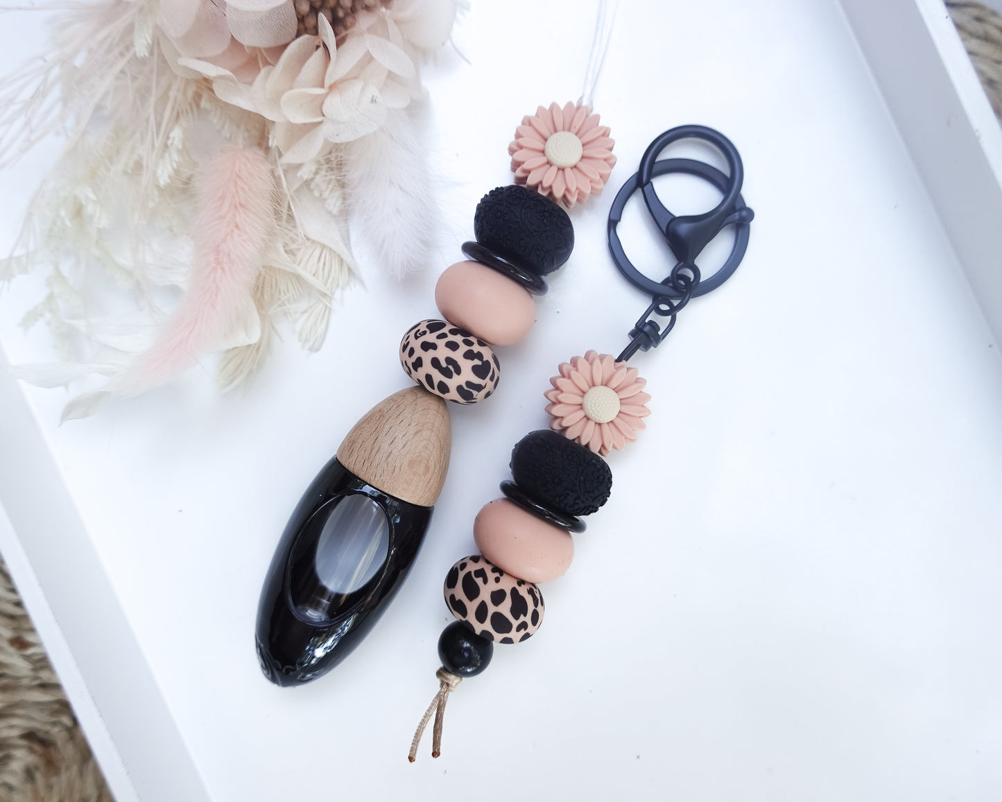 Brandy Peach Diffuser Keyring Set