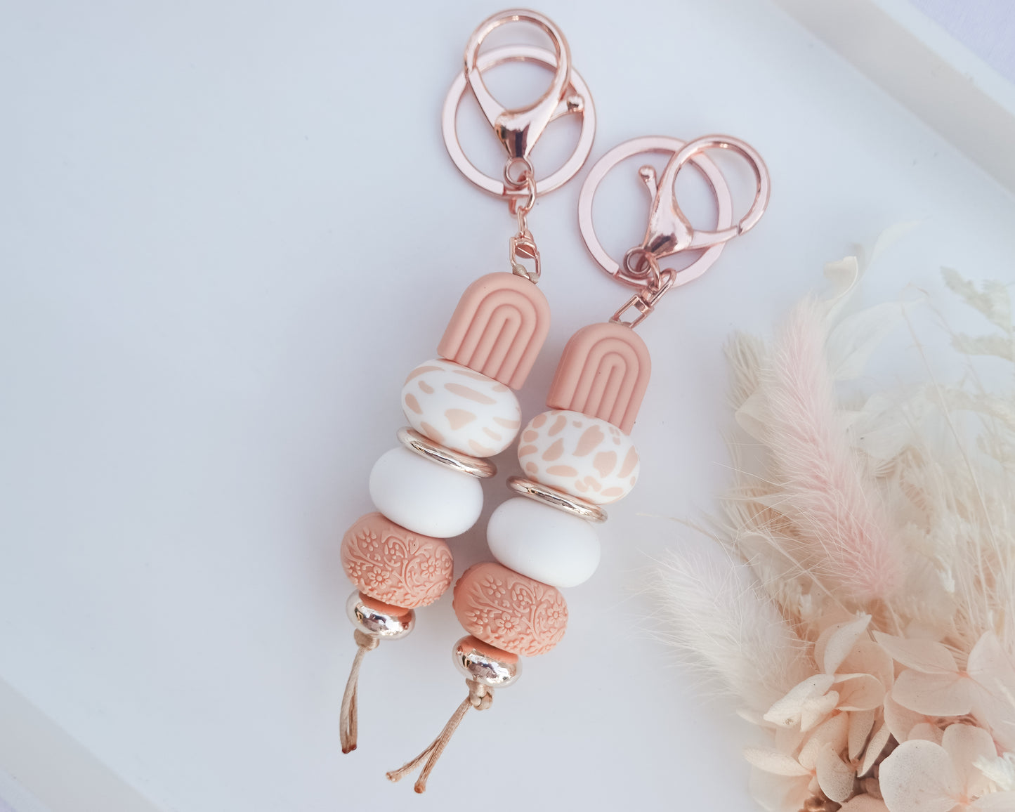 Posie Peach Keyring