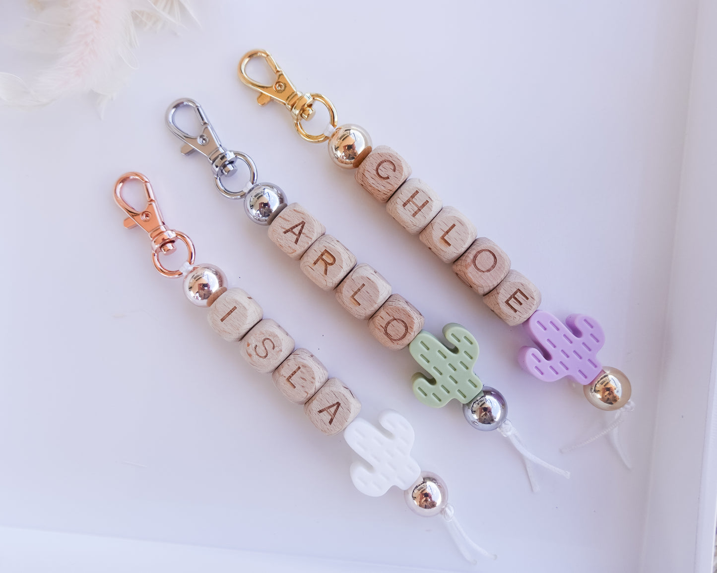 Personalised Cactus Bag Tag