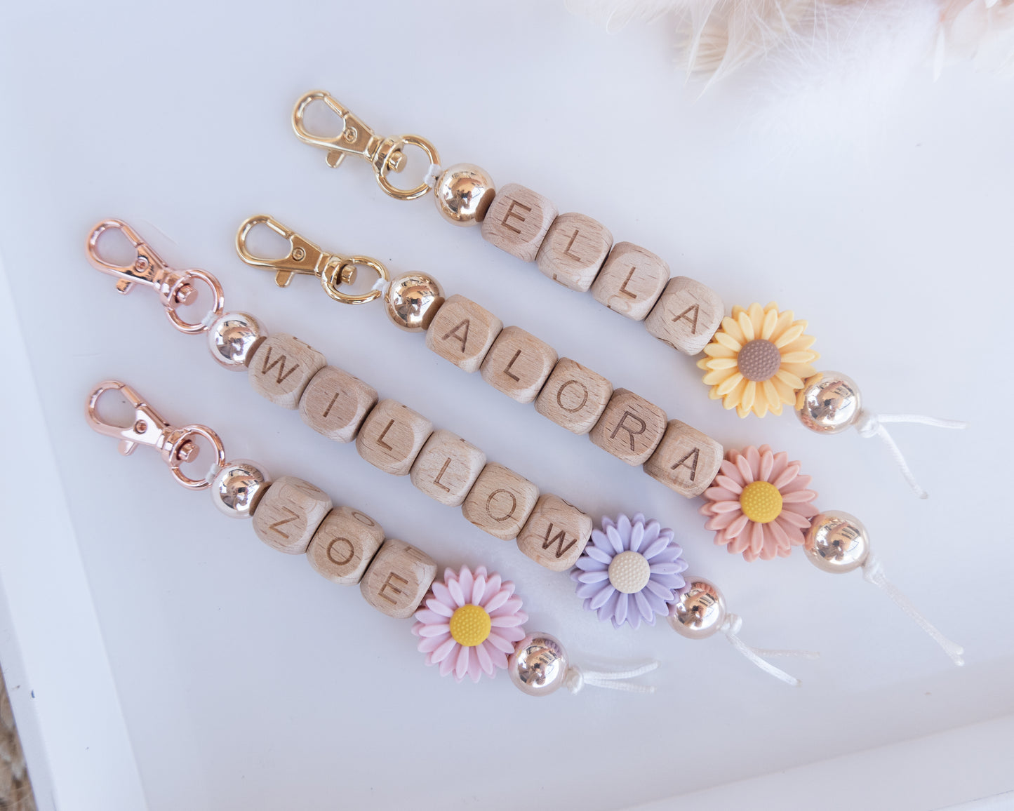Personalised Daisy Bag Tag