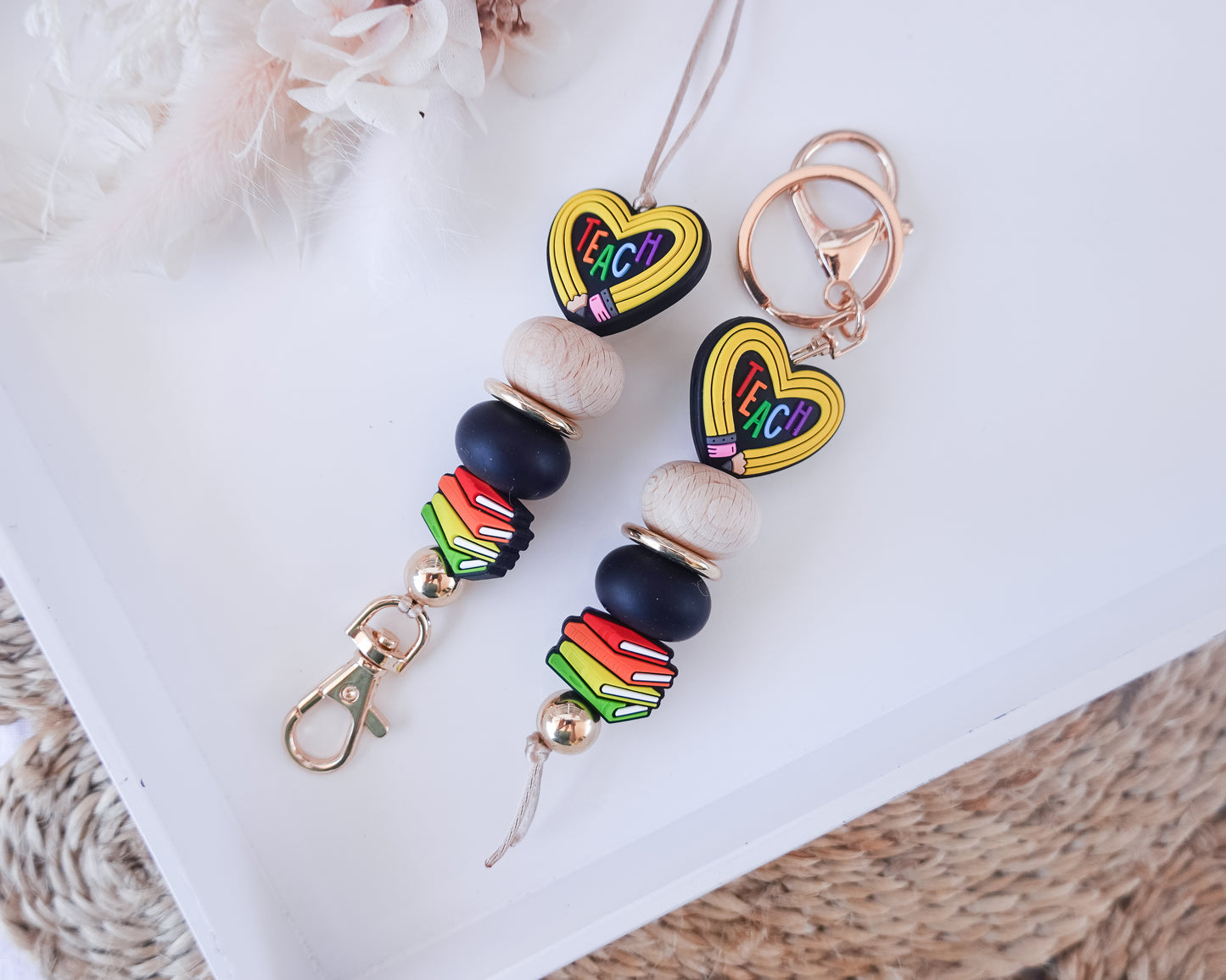 Pencil Teach Lanyard & Keyring Set