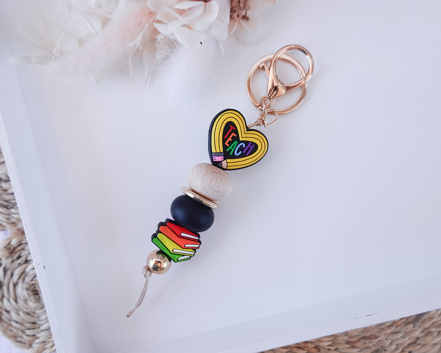 Pencil Teach Keyring