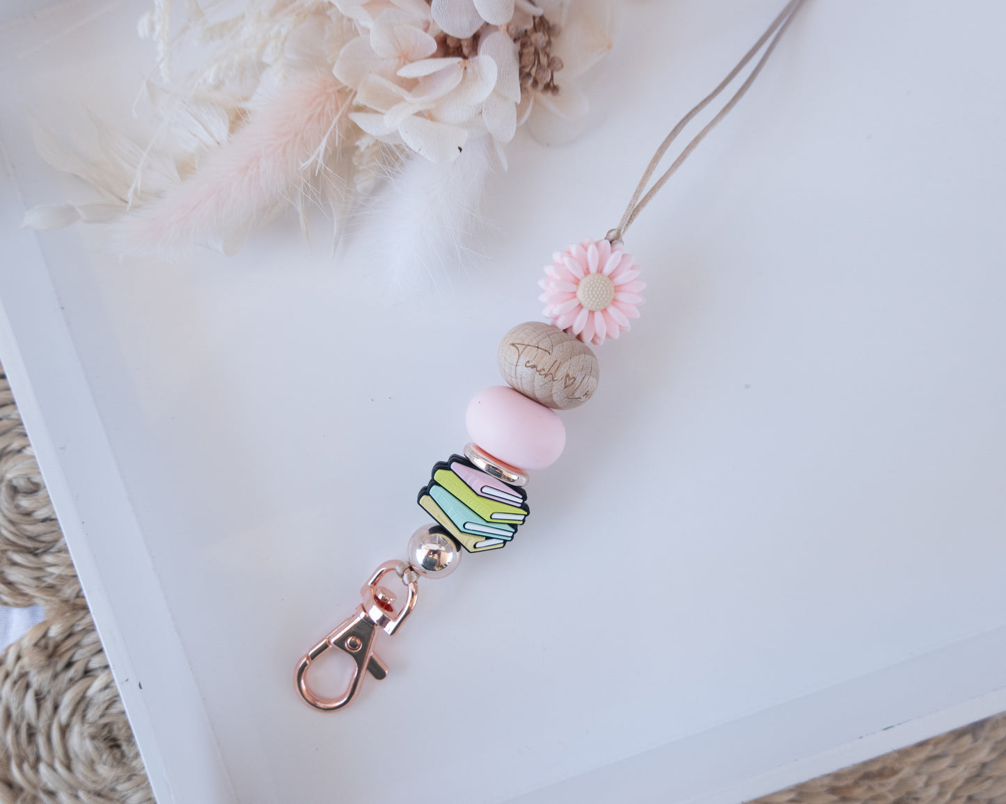 Daisy Book Teach Lanyard