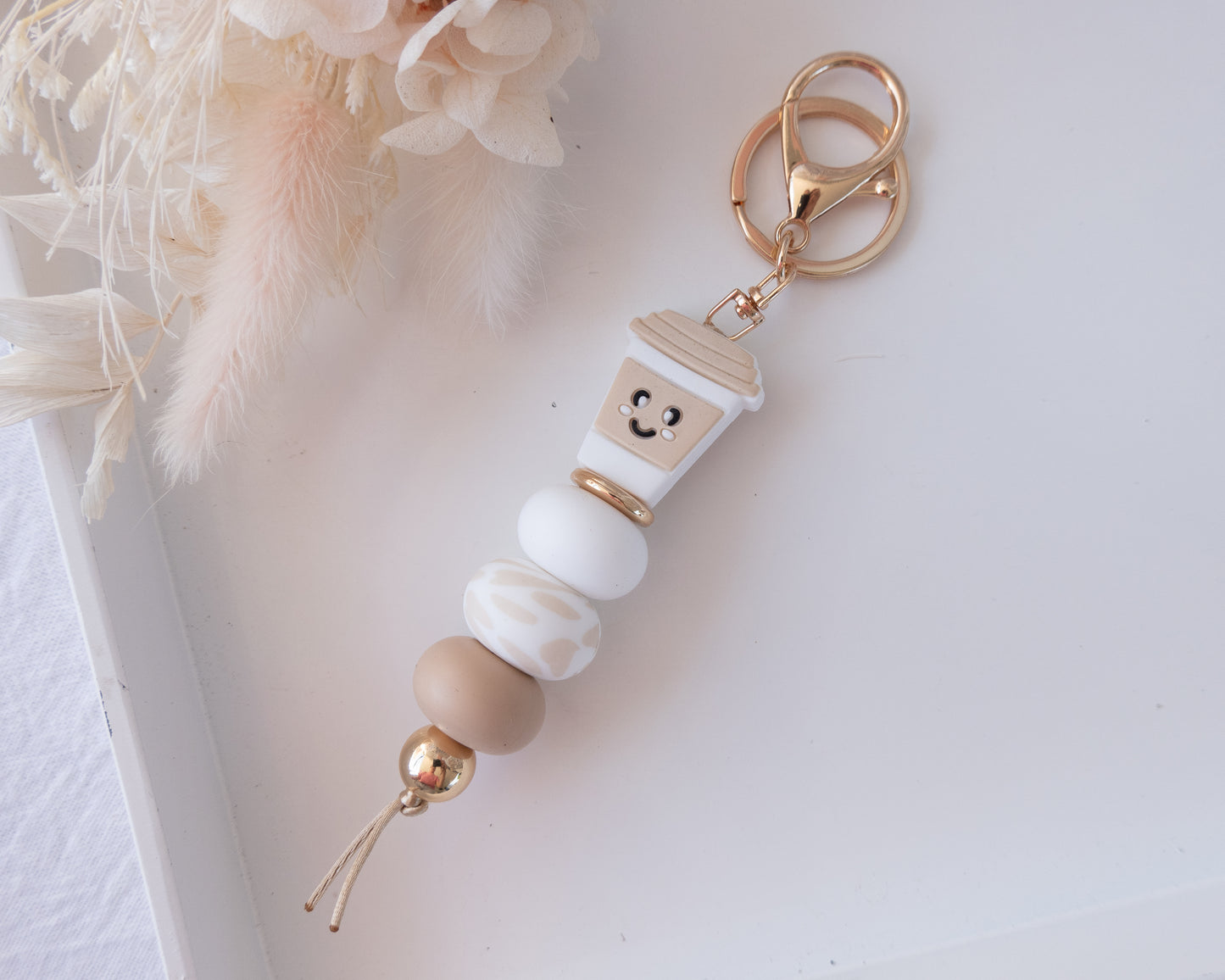 Happy Coffee Keyrings