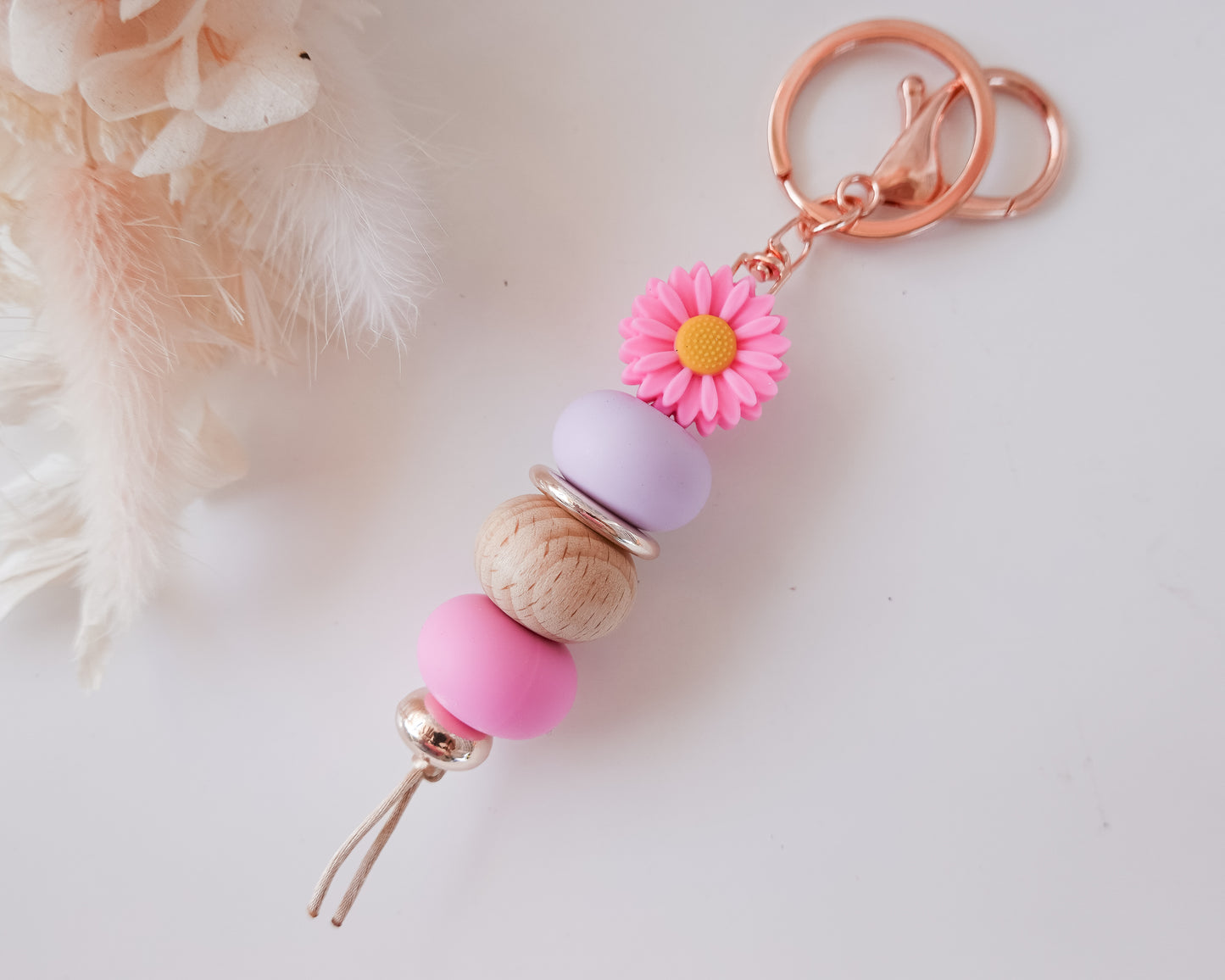 Bright Daisy Keyrings