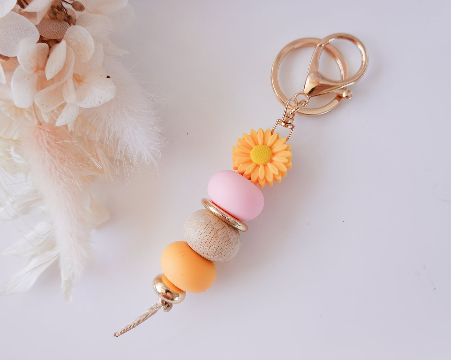 Bright Daisy Keyrings