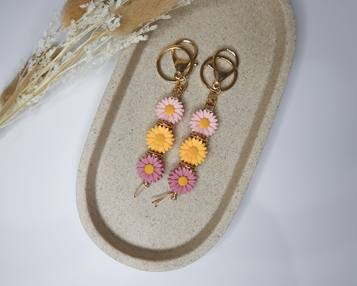 Flower Power Keyring
