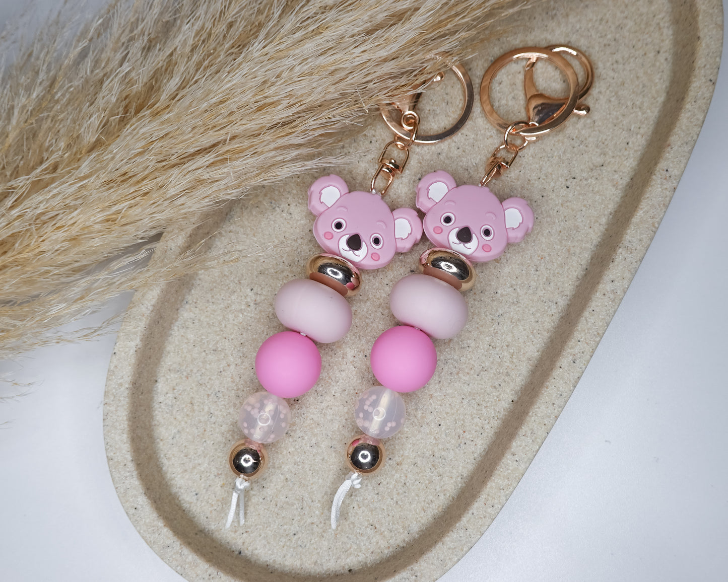 Pink Koala Keyring
