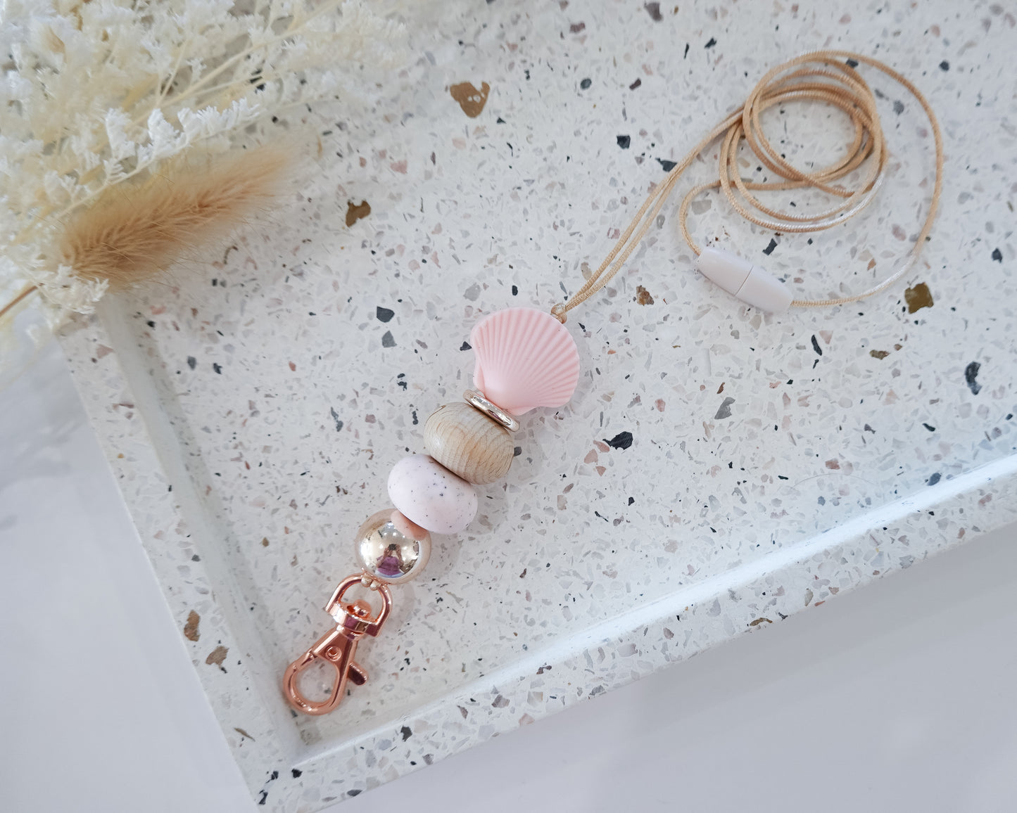 Shell Pink Lanyard