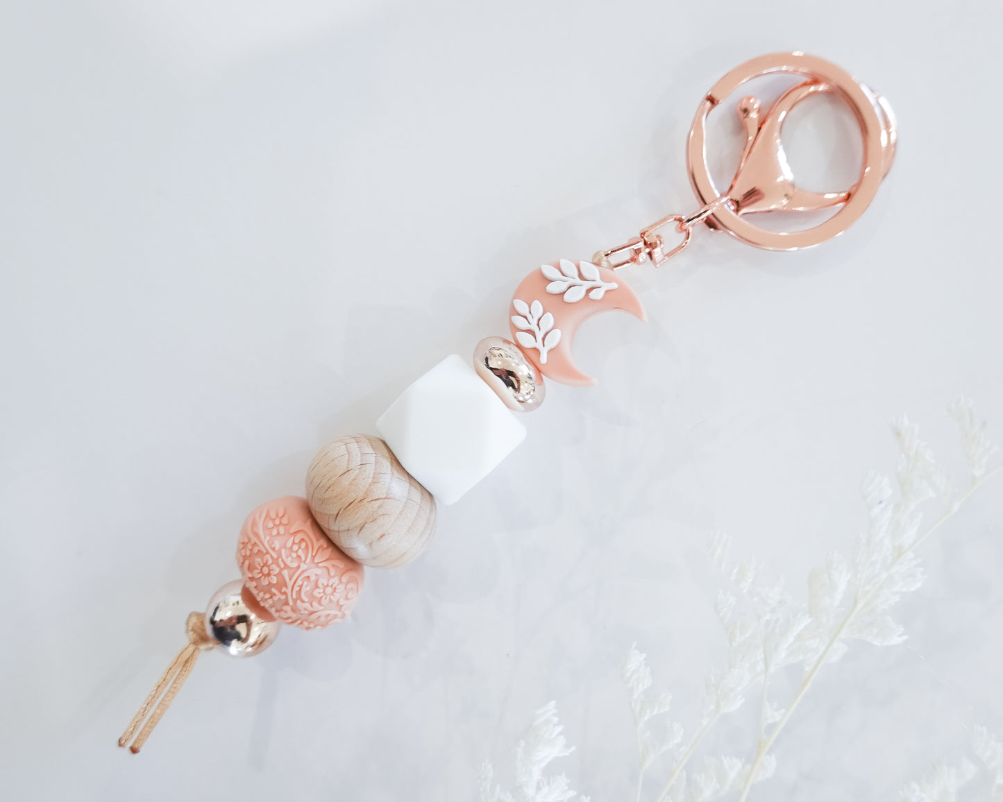 Luna Moon Peach Keyring