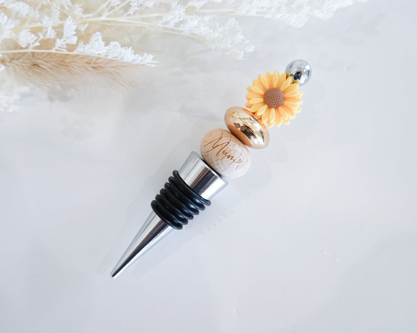Marigold Daisy Wine Stopper