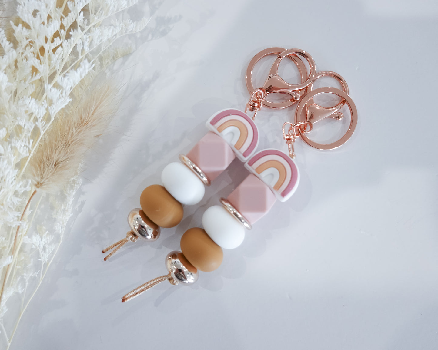 Rainbow Blush Keyring