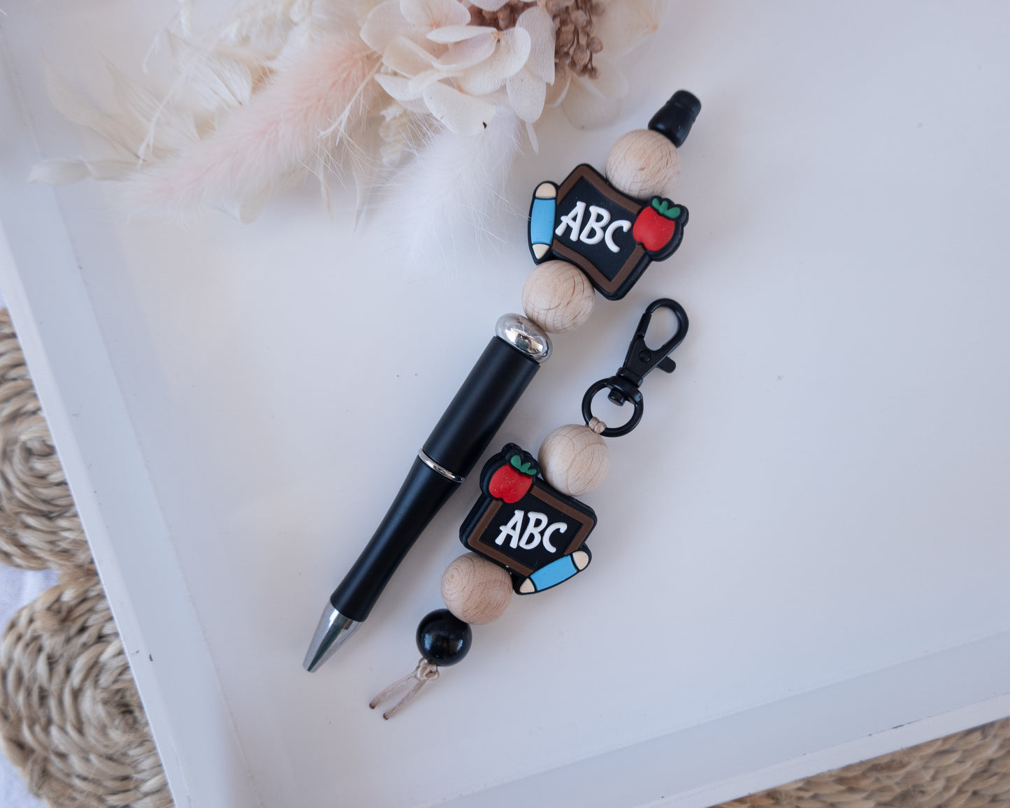 ABC Teacher Pen & Mini Keyring Set