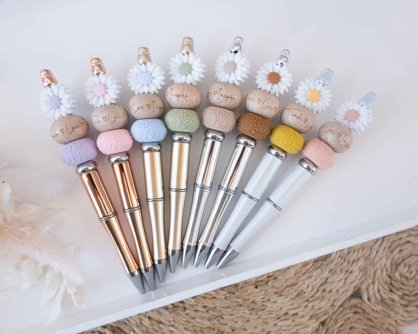 Speckled Daisy Pens
