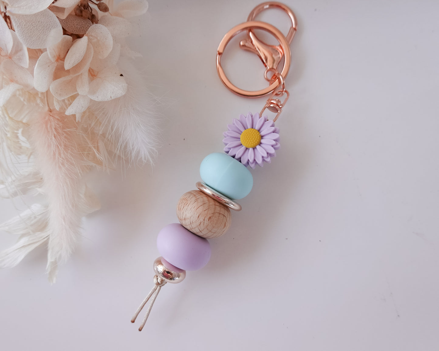 Bright Daisy Keyrings