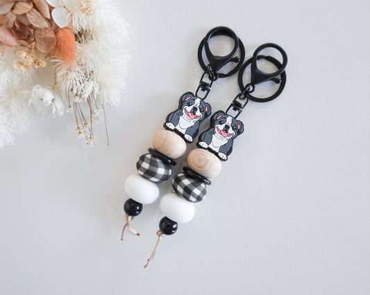 Bulldog Dog Keyring