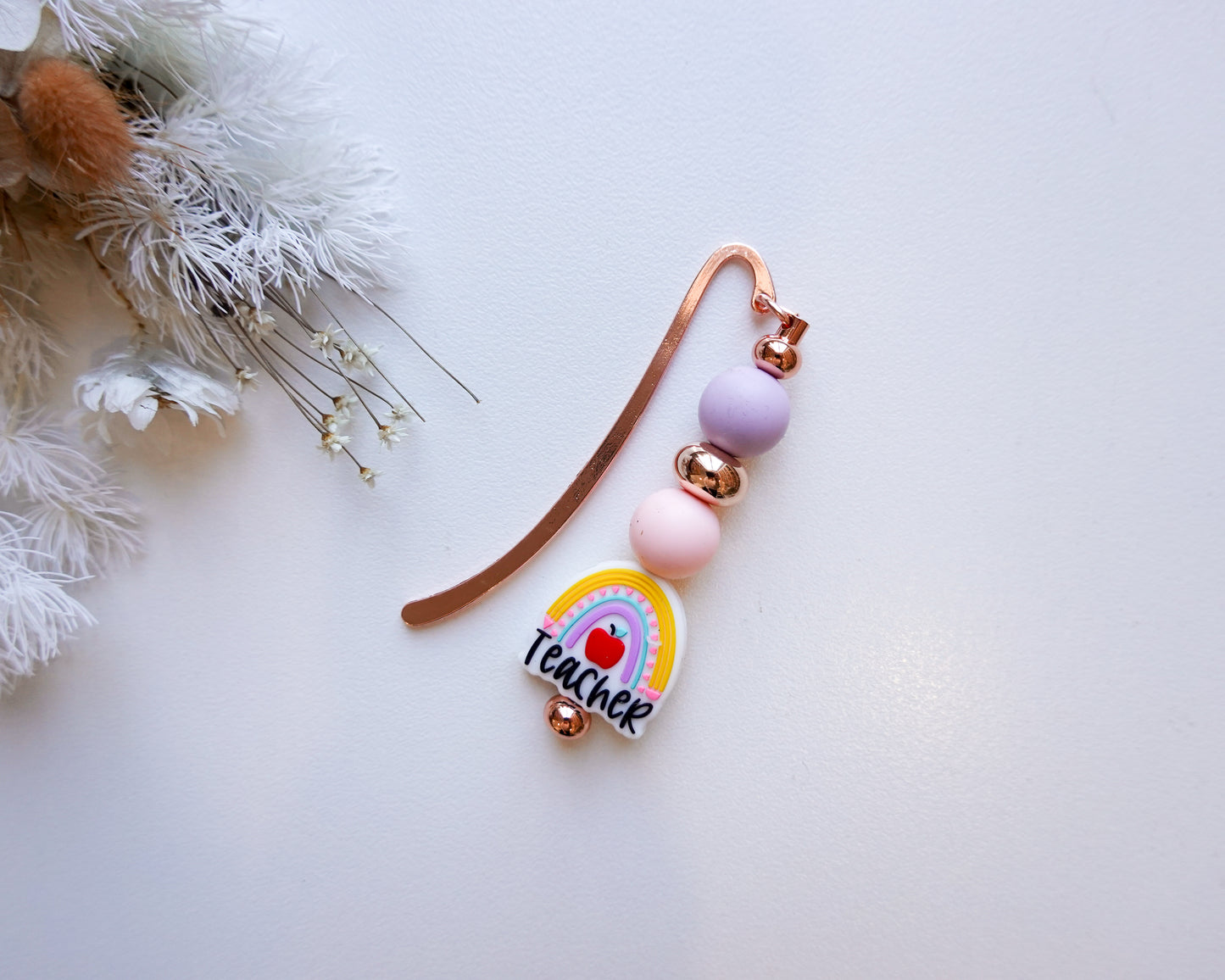 Rainbow Teacher Bookmark