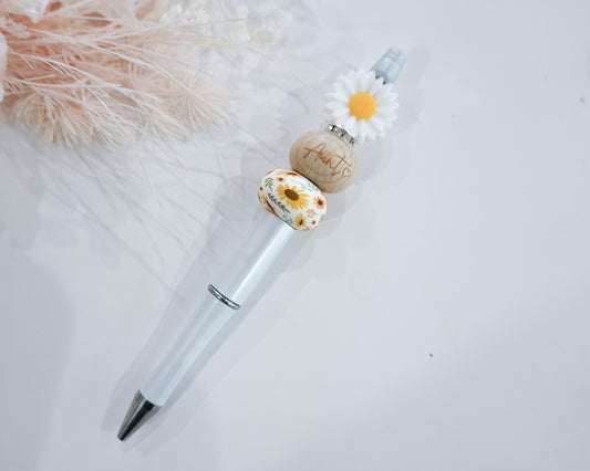 White/ Yellow Mother's Day Pen